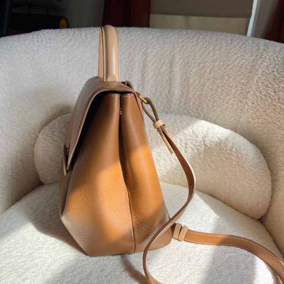 Polene Numero Un Handbag in Trio Camel - Picture 4 of 15